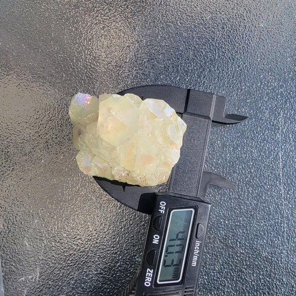 88g Aura Angel Tanzine Quartz Gemstone Rainbow Mineral Specimen - Picture 9 of 12